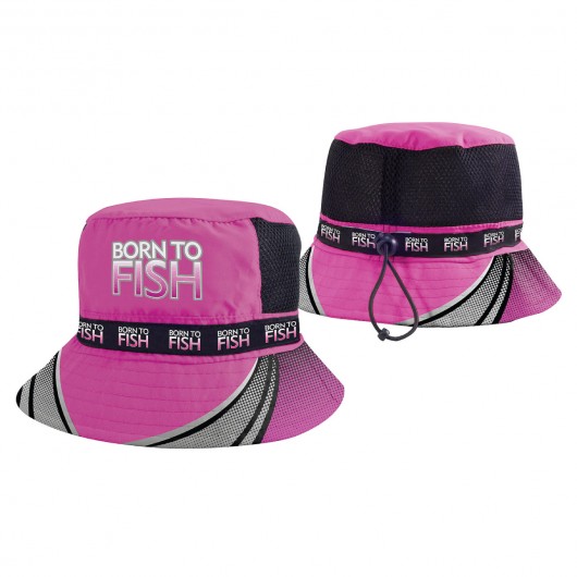 Custom Fishing Bucket Hats Pink
